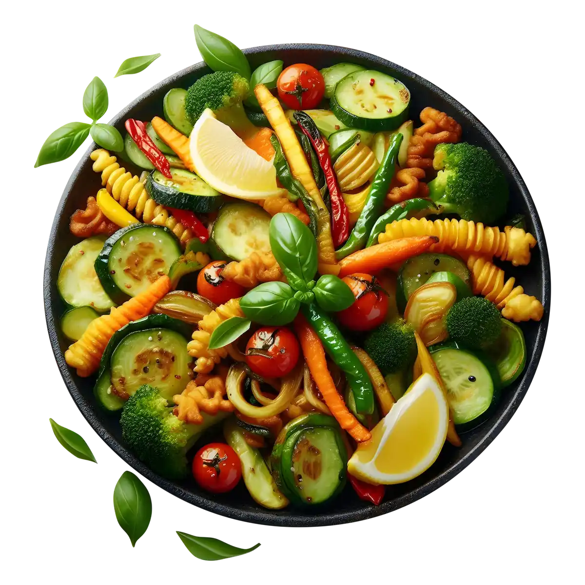Vegetarisk måltid på Hermitage